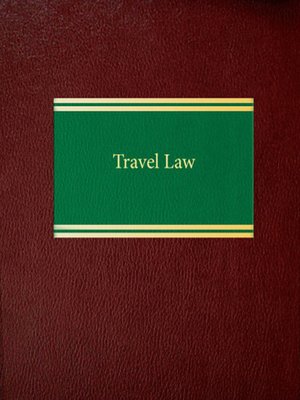 cover image of Travel Law